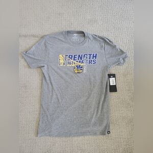 Brand New Golden State Warriors Slate Grey T Shirt, 47 Brand Men's L